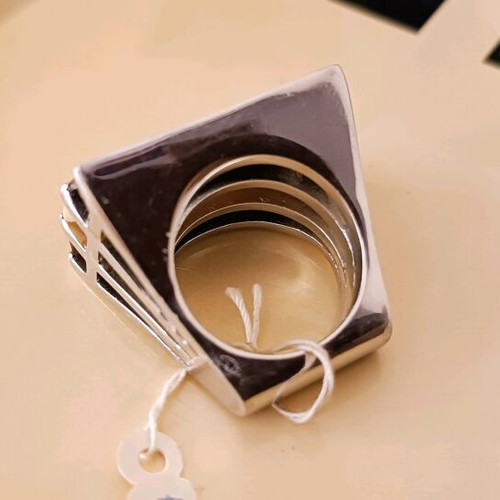 SILVER RING WITH ONYX