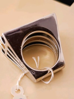 SILVER RING WITH ONYX