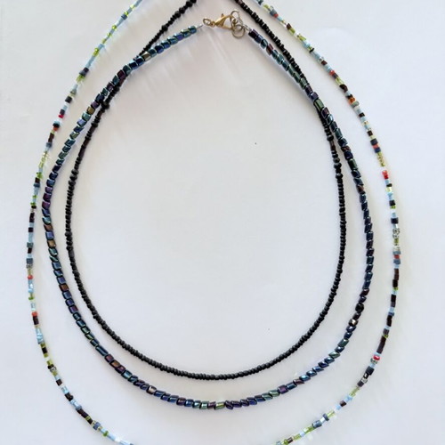 Handmade necklaces set of 3 new