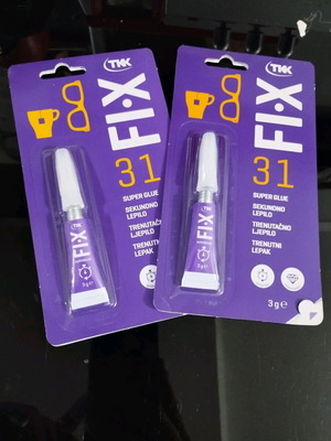 Tkk Fix31 super glue 3g, new, pack of 2