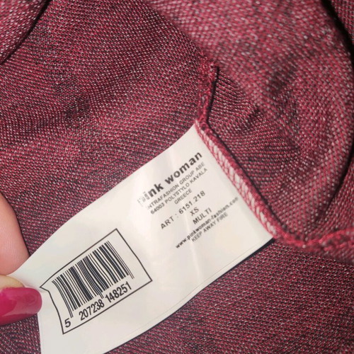 Pink Woman checked salopette dress like new, size S