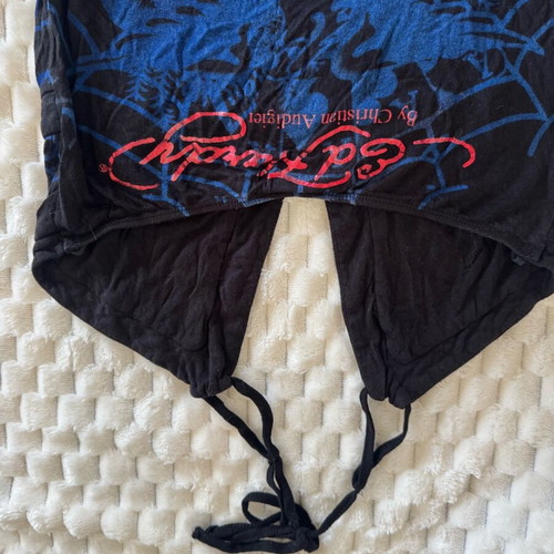 Y2k Ed Hardy dress like new, collectible, blue multicolor