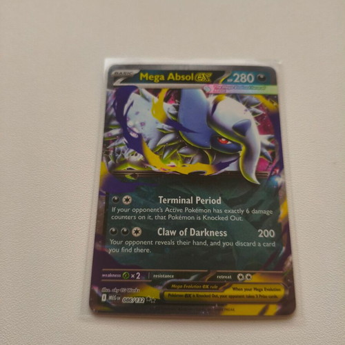 Mega Absol EX Pokemon Card new
