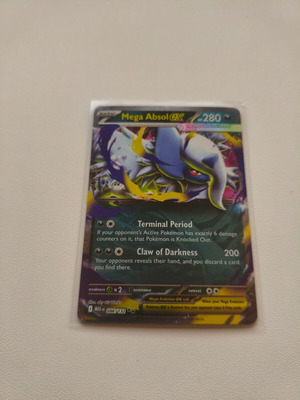 Mega Absol EX Pokemon Card new