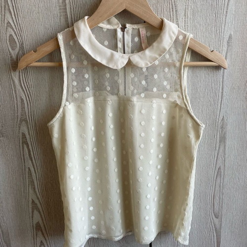 Bershka beige top S like new