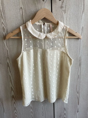 Bershka beige top S like new