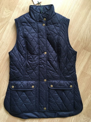 Barbour Otterburn дамски елек нов, размер UK 10, син