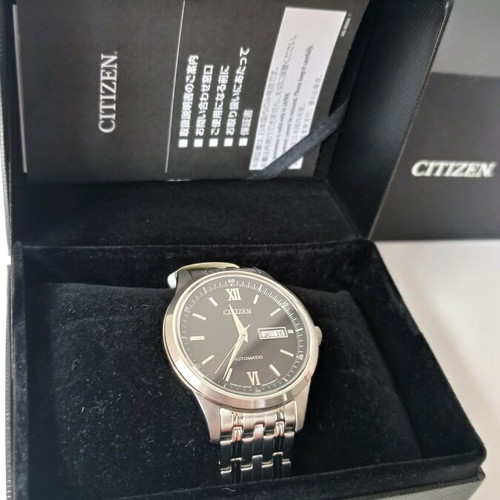 Citizen NY4050-54E men's automatic watch new, black