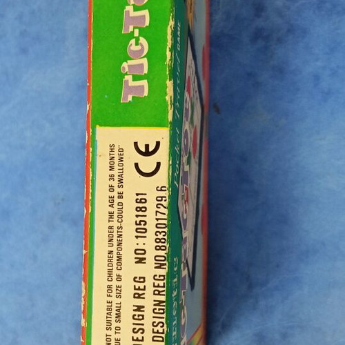Vintage Magnetic Pocket Tic-Tac-Toe Game Unused, Nounou 90s