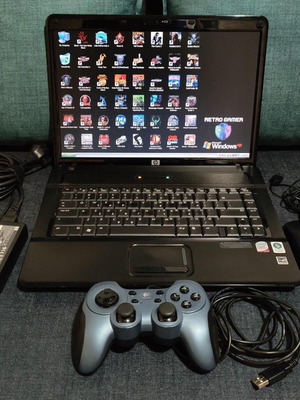 HP Compaq 6730s retro gaming laptop σαν καινούργιο με 45+ κλασικά παιχνίδια
