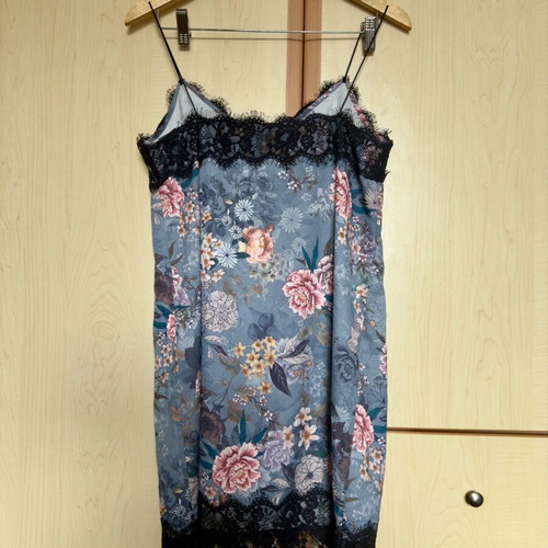 Stradivarius Floral Lingerie Style Dress like new, size M