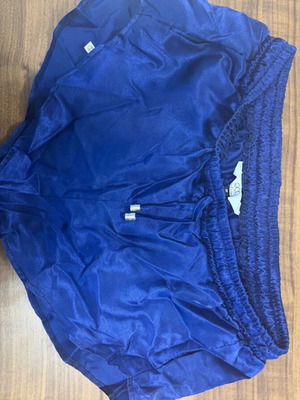 PCP satin shorts in blue color like new, size M