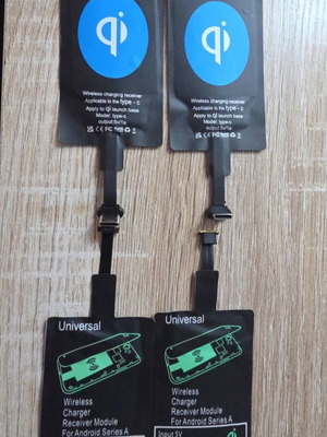 Ασύρματη φόρτιση Android καινούργια με micro USB και Type C, ξύλινη βάση