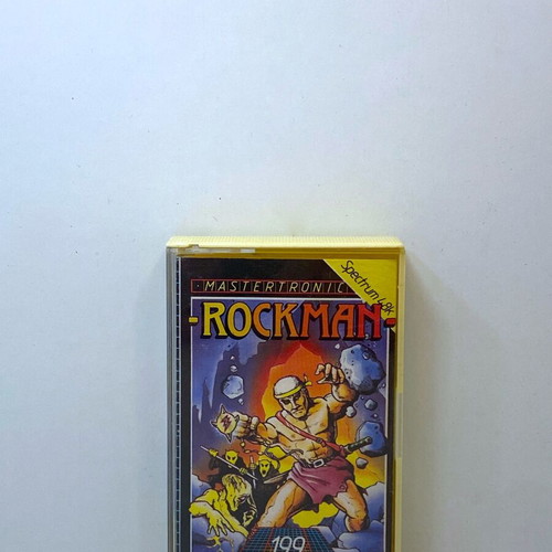 Rockman 1985 Spectrum ZX tape cassette used, complete in box