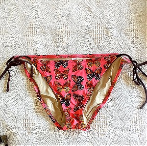 Victoria's Secret string bikini bottom με πεταλούδες, Large.