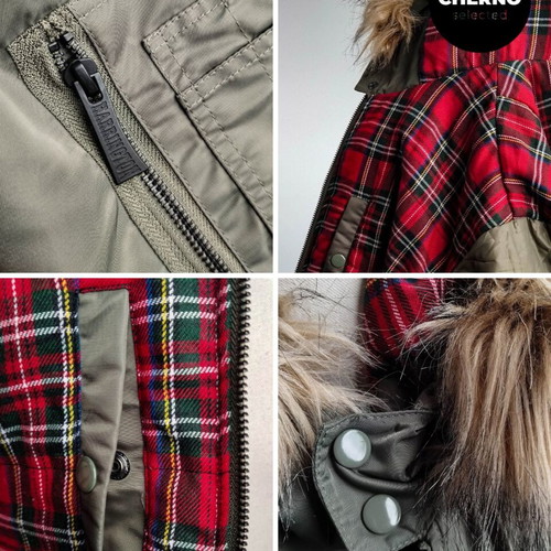 Harrington N2B Hooded Bomber Jacket like new, size L•XL, green