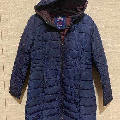Lonsdale women's parka jacket used, size L, blue
