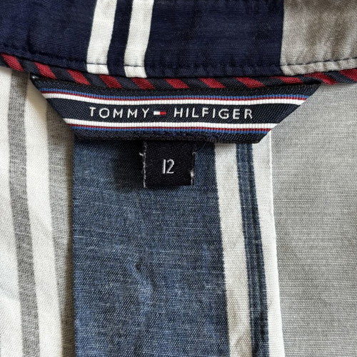 Tommy Hilfiger shirt L colorful vertical stripes like new