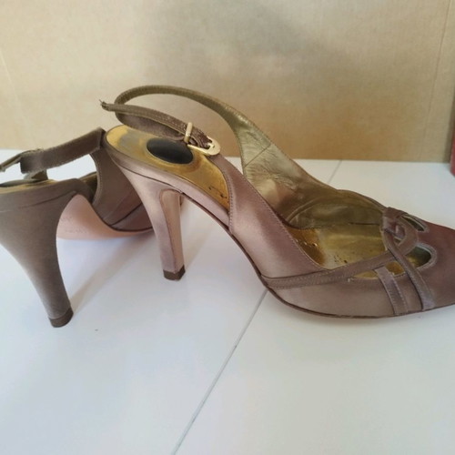 blay closed sandal, 38, medium heel, very elegant, vintage