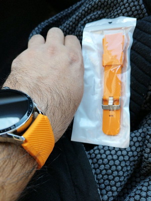 Watch strap 22mm new, sealed in packaging