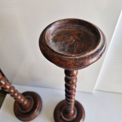 Wooden floor support bases like new, set of 2 pieces