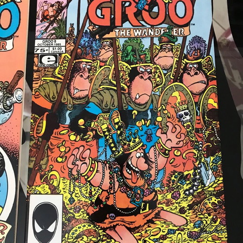 Groo The Wanderer set of 9 comics like new, 1985, Marvel