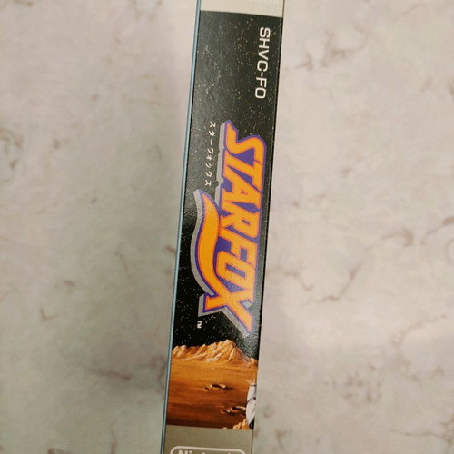 Starfox Super Famicom game used, Japanese edition