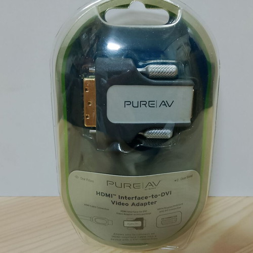 Pure AV HDMI to DVI adapter new