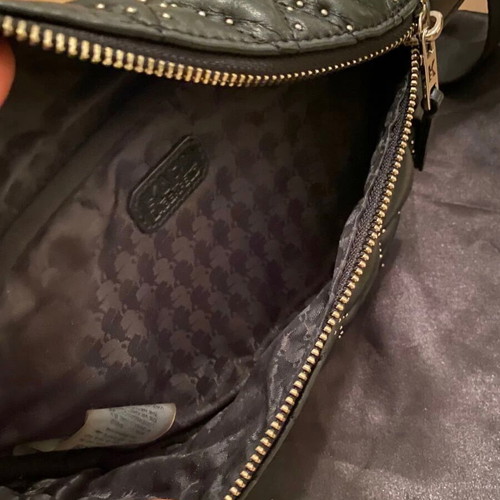 Karl Lagerfeld leather waist bag like new, black