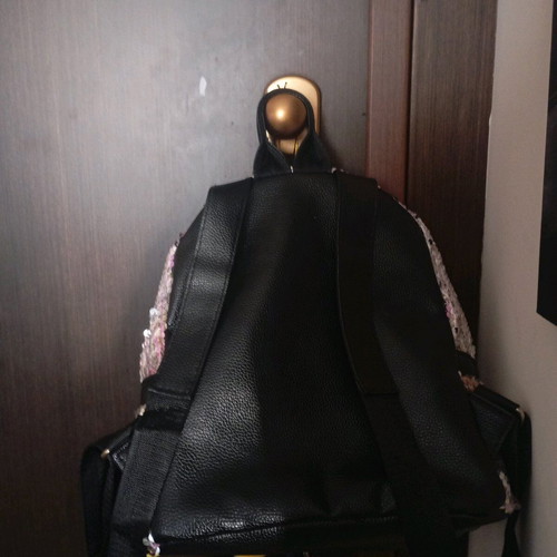Backpack new multicolored and silver
