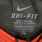 Nike dry-fit leggings, black and red, size Small