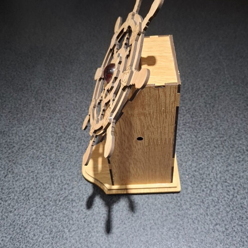 3D Wooden Puzzle Ship Wheel Music Box like new