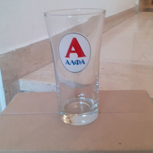 Alpha beer glass set new, pack of 6, 300ml