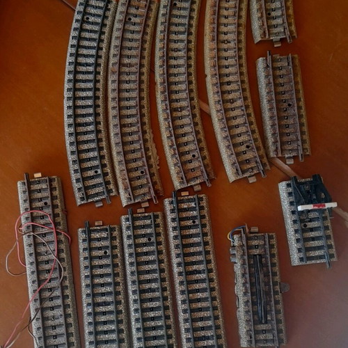 Marklin lot with rails and Lima 208066 train