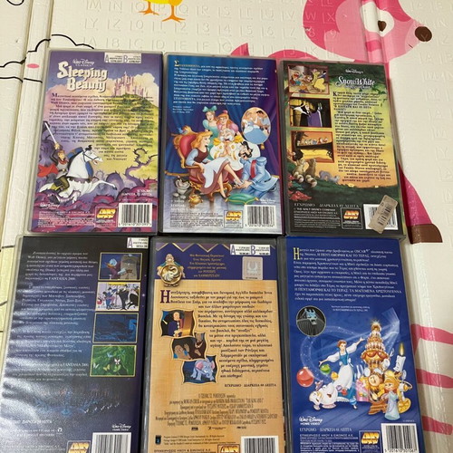 Disney fairy tale videocassettes used, dubbed