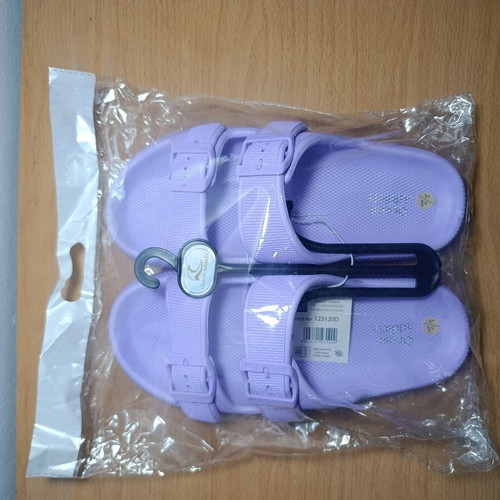 Ocean Addicts slippers with double strap, lilac