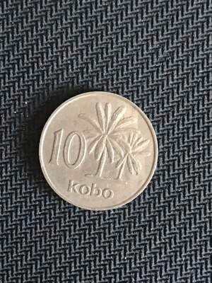 Nigeria 10 kobo 1973 used