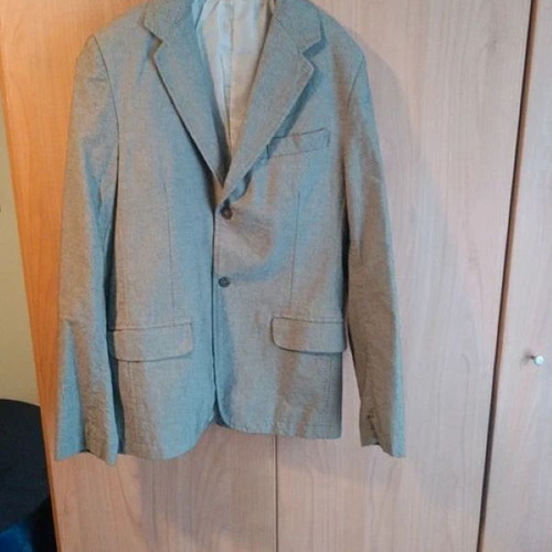 Men's jacket like new, size S, gray