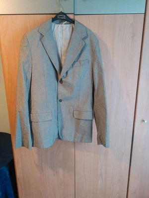 Men's jacket like new, size S, gray