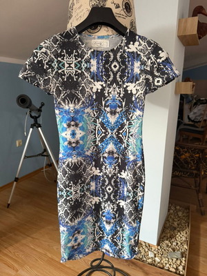 Firetrap dress like new, blue and white, size XS