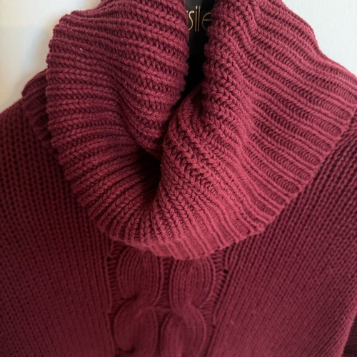 One Teaspoon knitted sweater like new, burgundy