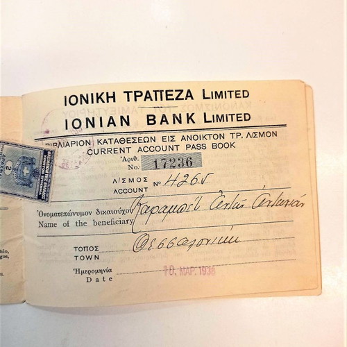 Deposit books used, pack of 10, 1930s & 1940s