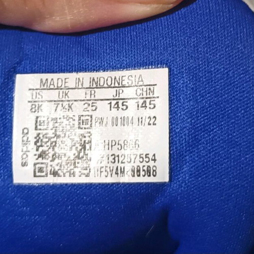 Adidas Runfalcon size 25 used boys' blue sport shoes