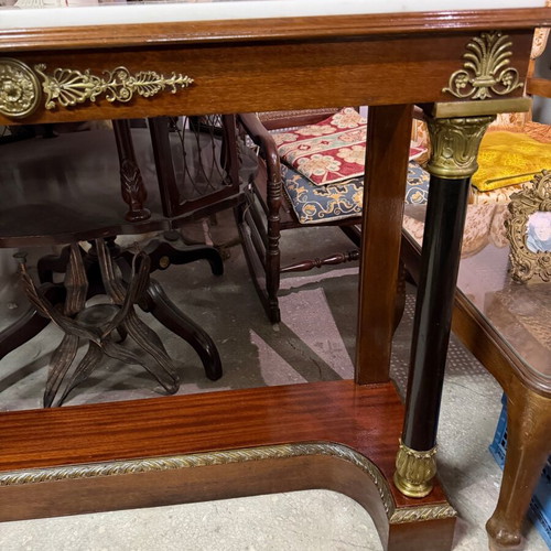 Saridis Console white marble like new