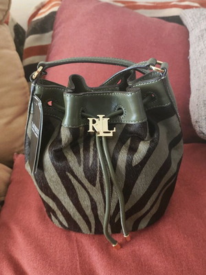 Τσάντα Lauren Ralph Lauren Andie Crossbody Νέα Πράσινη