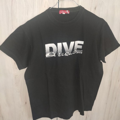 LiQuid Pro men's T-shirt black with white DIVE logo, like new, sizes S M