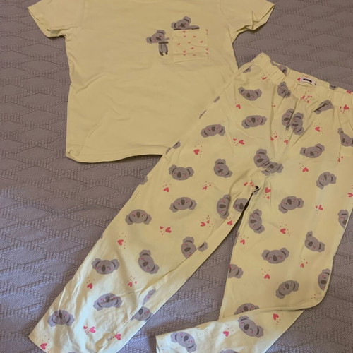Sinsay summer pyjamas set used, pack of 4, size 122
