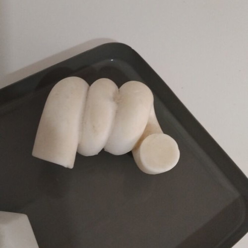 Tray with three soy aromatic candles like new, 30×15cm