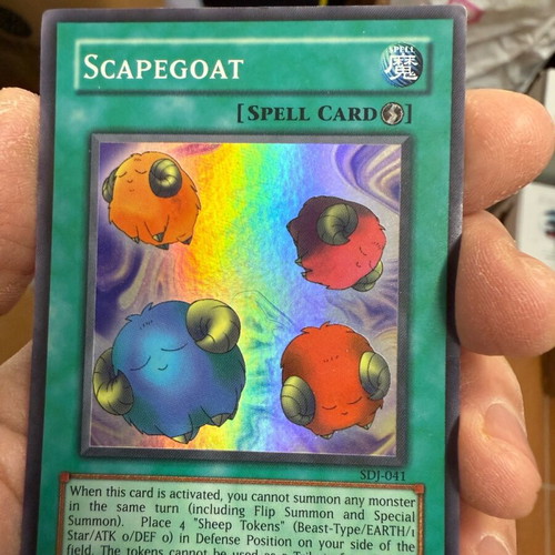 Yu-Gi-Oh Scapegoat Gold Card σαν καινούργιο