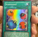Yu-Gi-Oh Scapegoat Gold Card σαν καινούργιο